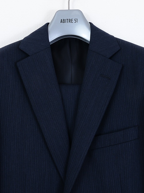 ≪WEB冬特価≫ウール混/パンツ洗える/ベーシック/ブルー/柄無地/B体