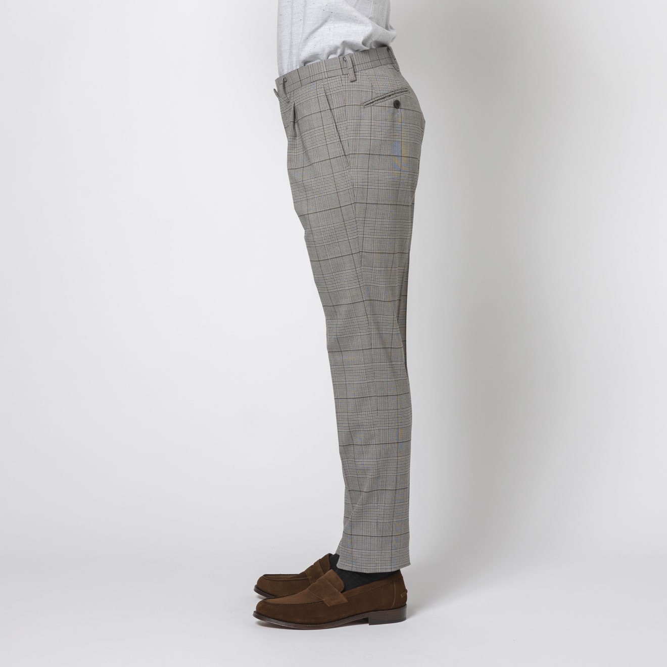 ≪WEB特価≫MARZOTTO/マルゾット/段返り3釦/ワンタックスリム/グレー