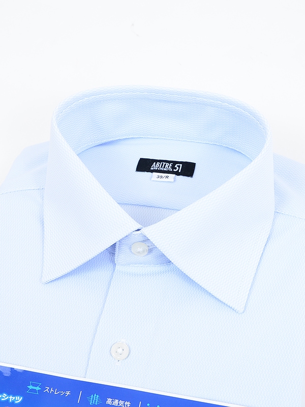 ≪WEB価格≫ノンアイロン/ストレッチ/高通気性/吸水速乾/セミワイド