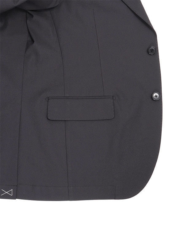 ≪超特価≫パッカブル/ストレッチ/チャコール/無地/ジャケット