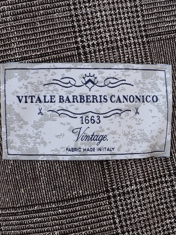 ≪超特価≫CANONICO/カノニコ/絹混/ベージュ/チェック/スーツ