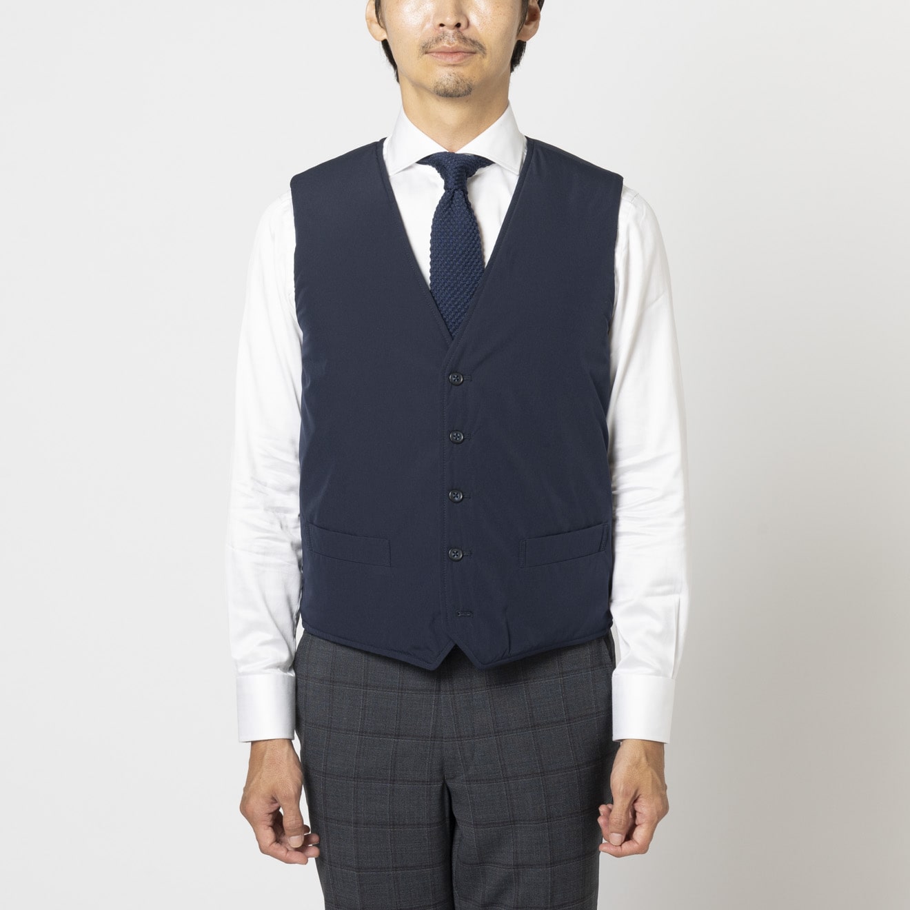 【美品】17,600円 オンリー テーラーズV 極 中綿ベスト チャコール 2025 AUTUMN/WINTER TAILOR'S V