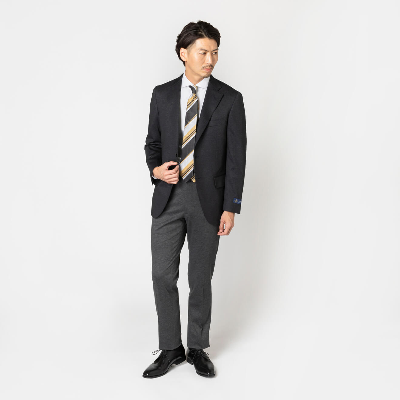 PT01 サマートラベラー　スーパースリム　46 ネイビー ≪最終SALE≫2パンツ/トラベラー/防シワ/伸縮性/ワンタックスリム