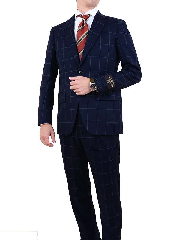 美品✨TAGLIATORE ×カノニコ　セットアップスーツ　48 ネイビー　2B 美品✨TAGLIATORE ×カノニコ セットアップスーツ 48 ネイビー 2B