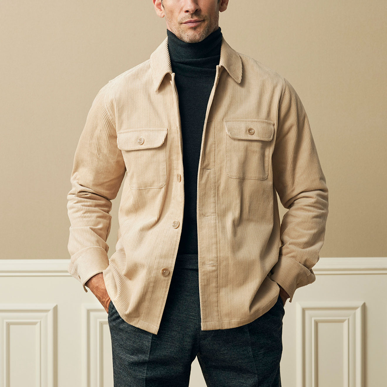 ≪超特価≫PREMIO/コーデュロイ地/ベージュ/ジャケット | すべて