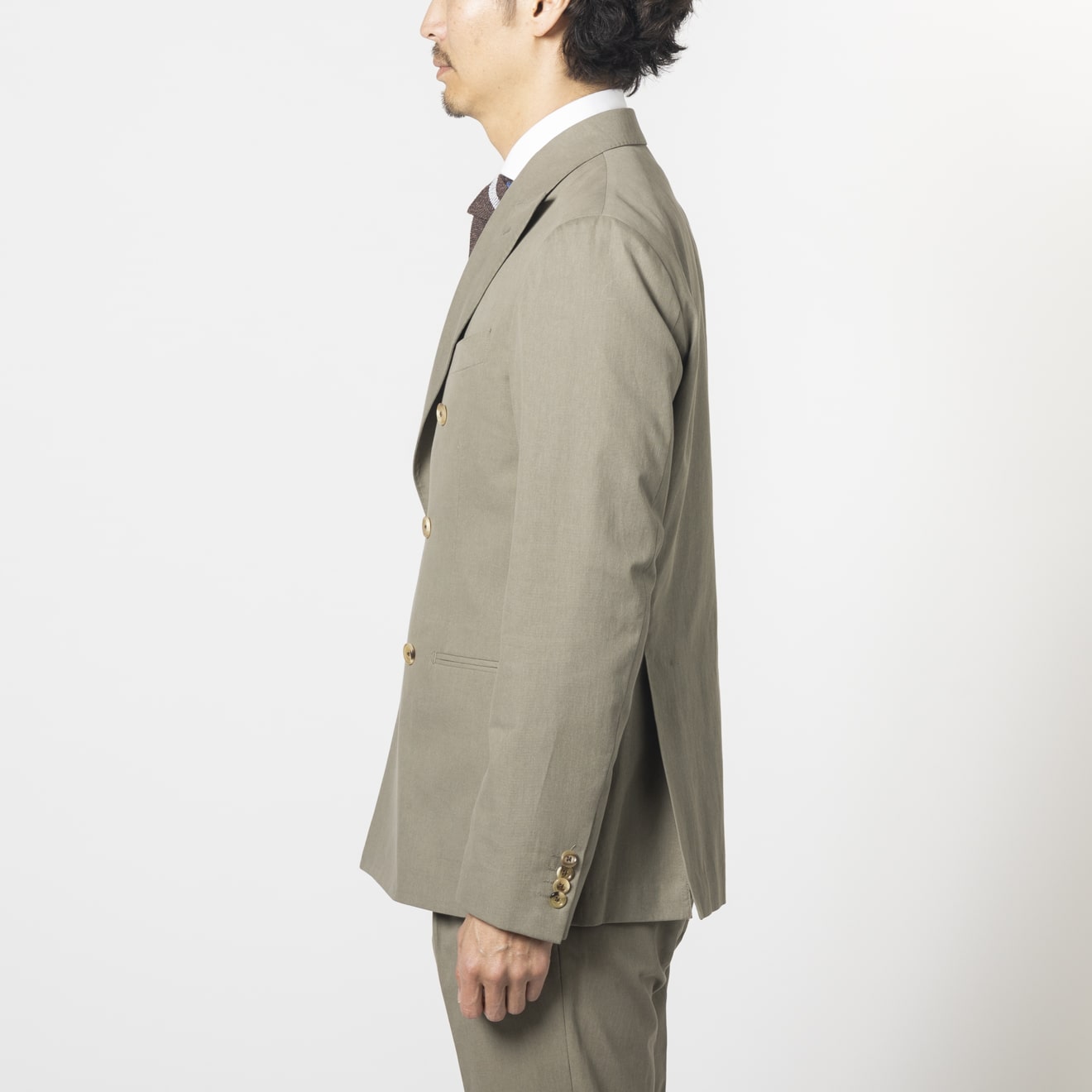 ≪WEB新作≫PREMIO/DRAGO/ドラゴ/コットン&カポック/ダブルブレスト