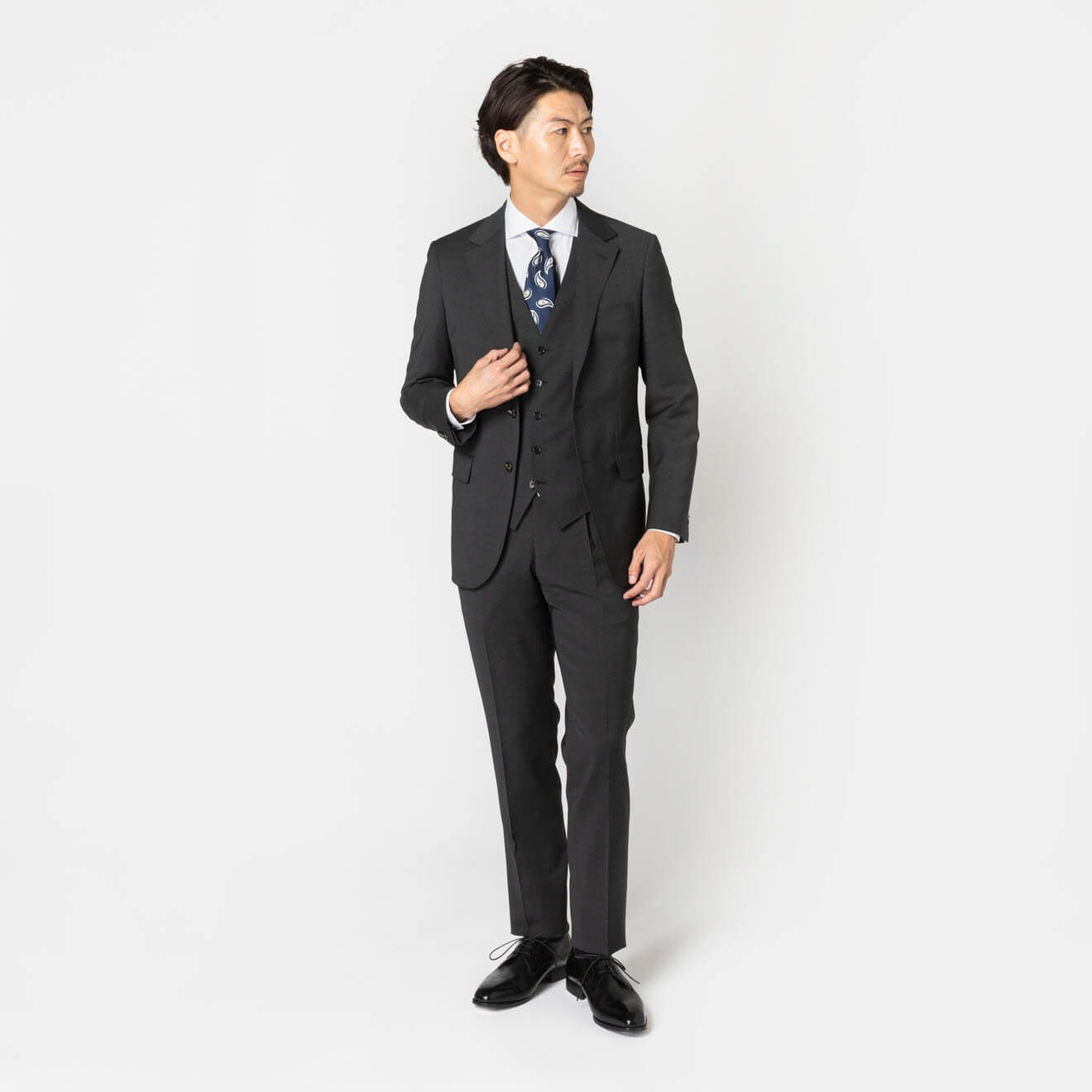 ≪WEB半額≫PREMIO/LoroPiana/ロロピアーナ/シングル2釦//ワンタック