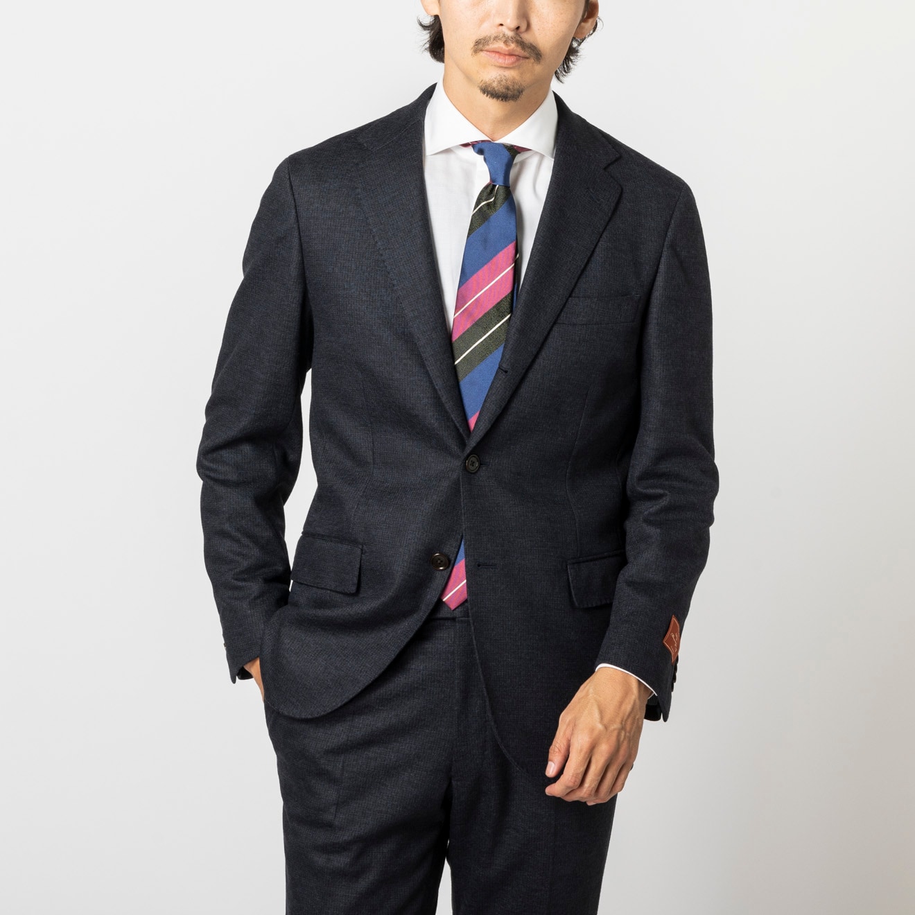 ≪WEB特別≫Merino Jersey/ウエストストレッチ/ワンタックスリム/千鳥