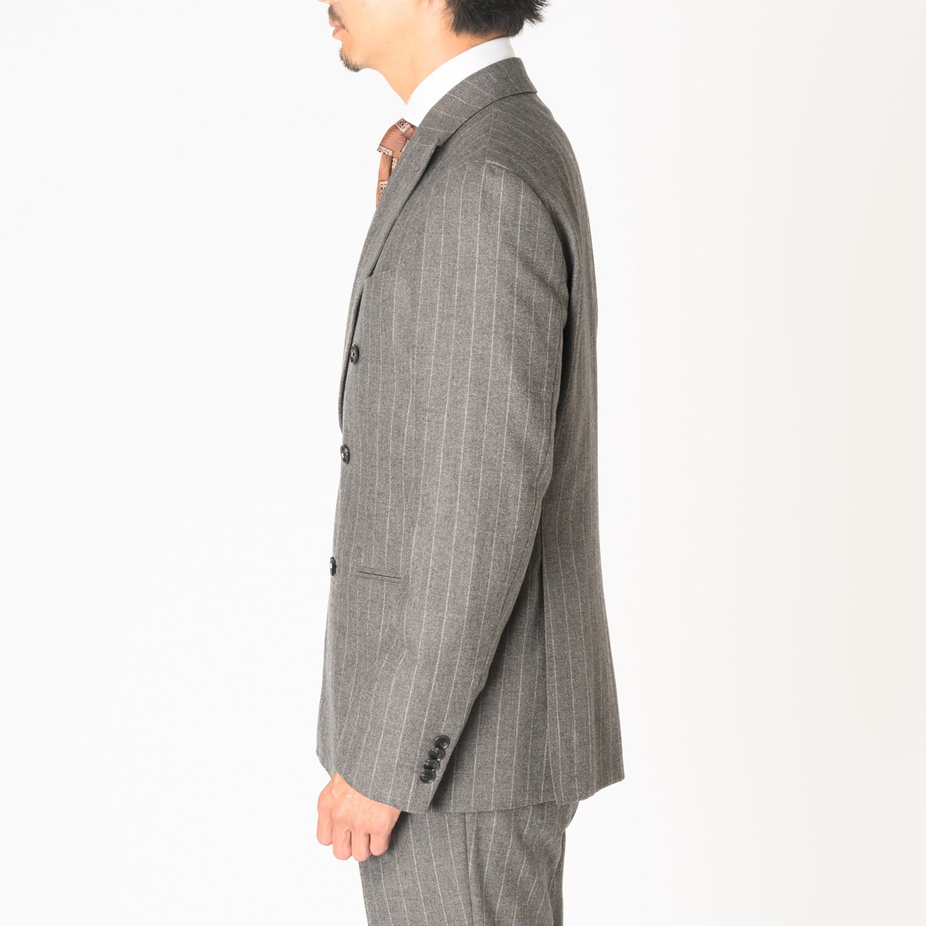 ≪WEB新作≫パラシュートウール/ダブルブレスト/ワンタックスリム