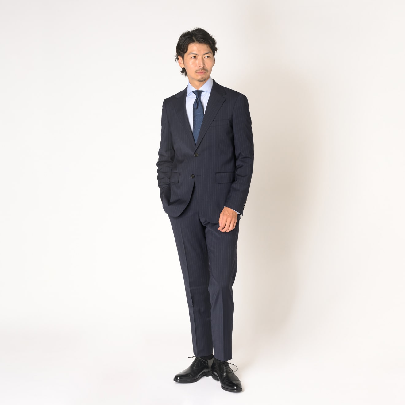 ≪WEB新作≫PREMIO/PAULO OLIVEIRA/エコ&ウォッシャブル/シングル2釦