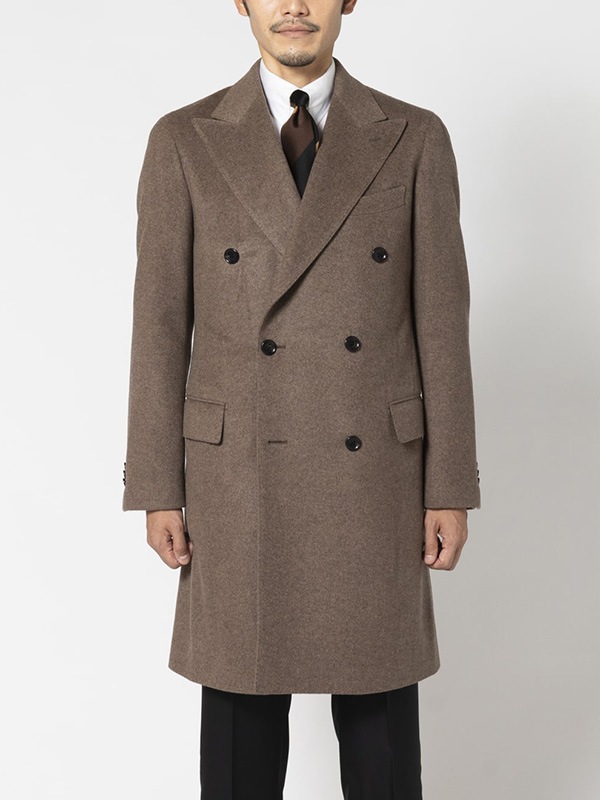 Salvatore Giovanni カシミア100% ダブル コート サイズ4 ≪WEB価格