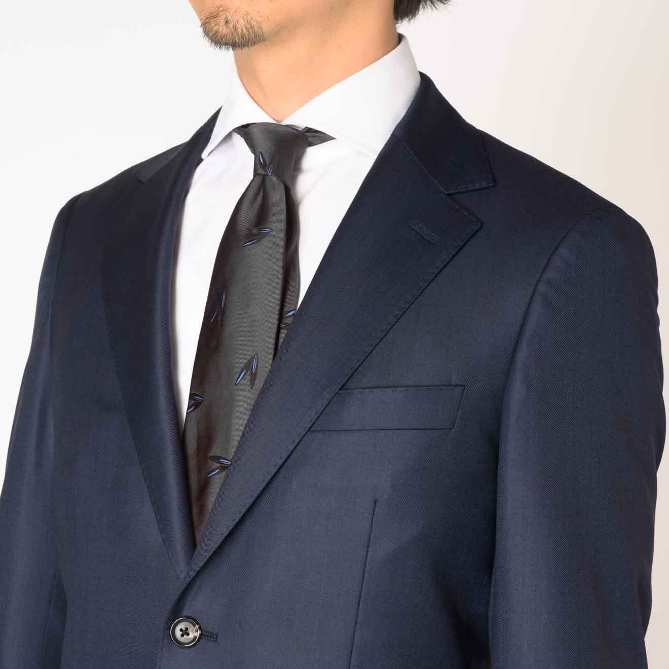 ≪WEB新作≫PREMIO/CANONICO/カノニコ/高級感のある光沢/シングル2釦