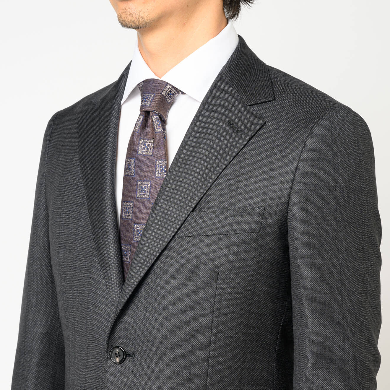 ≪WEB新作≫PREMIO/LORO PIANA/ロロピアーナ/シングル2釦/ストレッチ