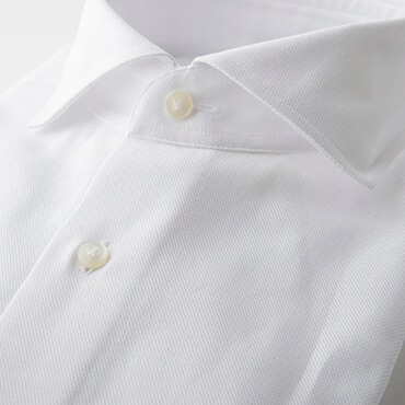 ≪WEB限定≫PREMIO/EASYCARE/からみ織り/ホリゾンタル/ホワイト/無地