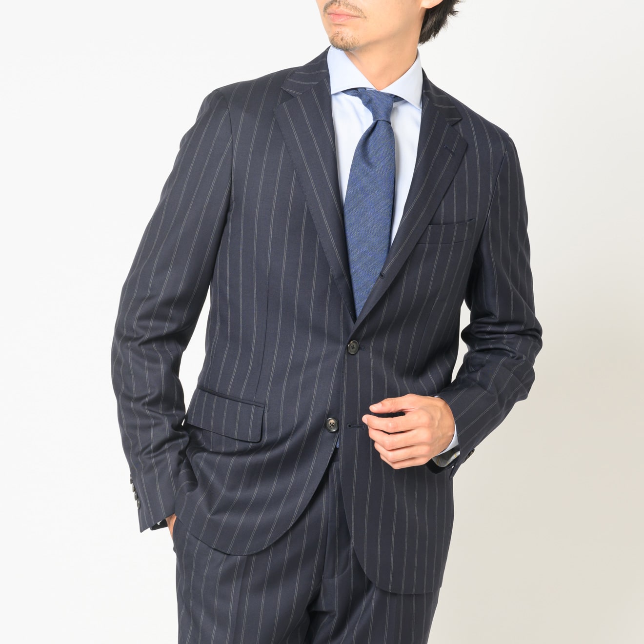 ≪WEB新作≫CANONICO/カノニコ/ペレニアル/段返り3釦/ワンタックスリム