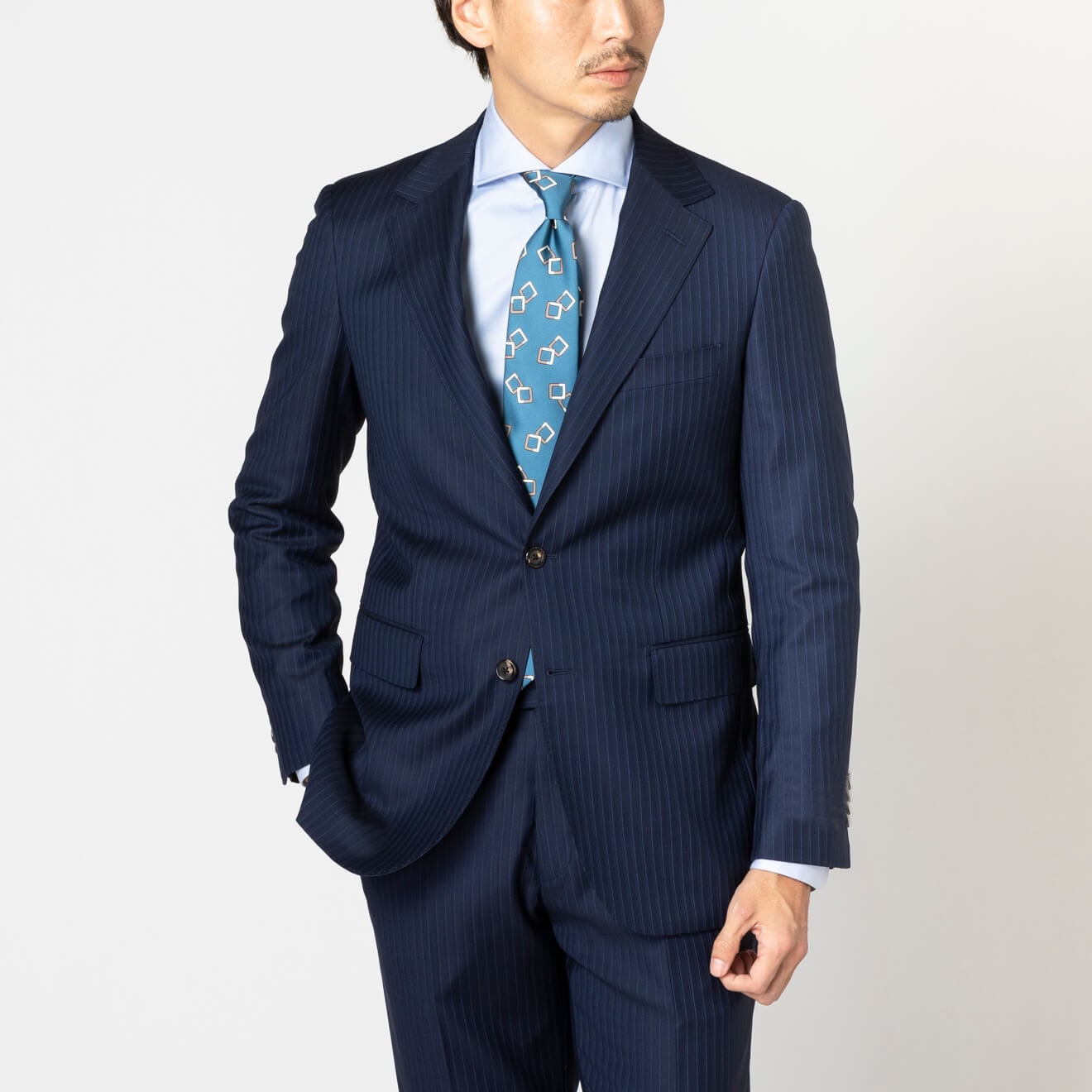 ≪WEB新作≫PREMIO/LoroPiana/ロロピアーナ/シングル2釦//ワンタック