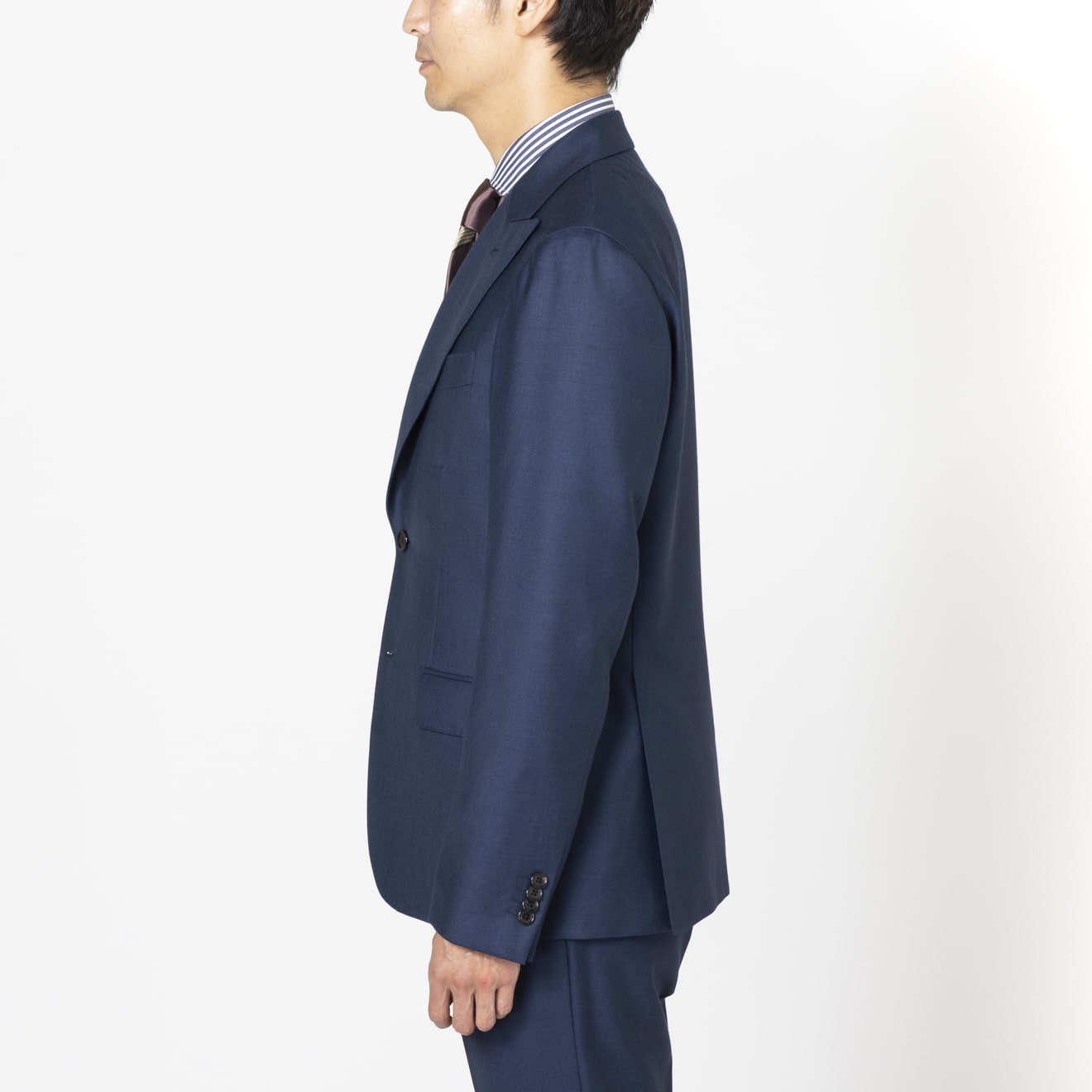 【極美品✨】batak スーツ モヘヤ混 セットアップ JOHN FOSTER紺 HS_mohair_cas_mink.jpg