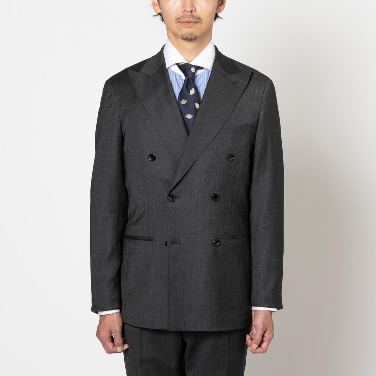 ≪WEB新作≫PREMIO/REDA/レダ/ FLEXO/ダブルブレスト/ワンタックスリム