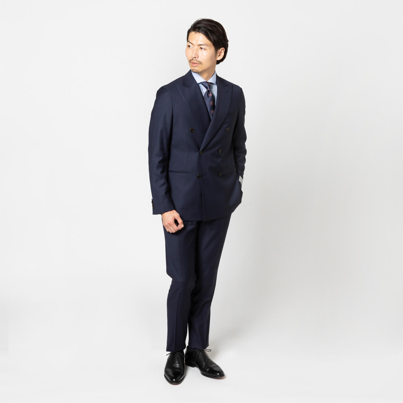 ≪WEB新作≫PREMIO/REDA/レダ/ FLEXO/ダブルブレスト/ワンタックスリム