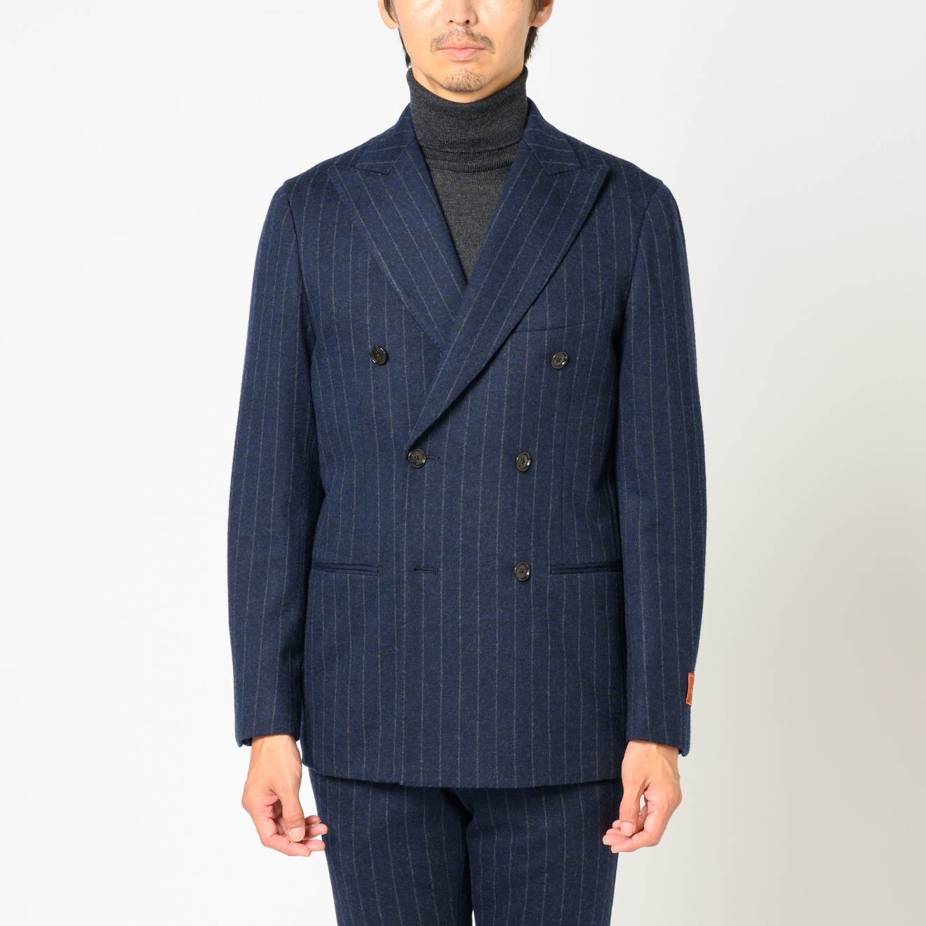 ≪入荷予定≫高級感/メリノジャージー/ダブルブレスト/ワンタック