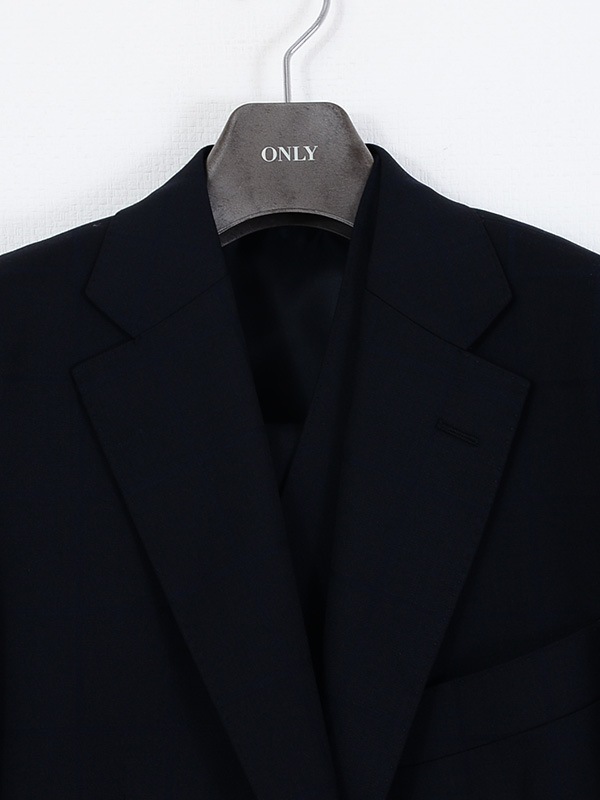 ≪WEB特価≫ウール混/スリーピース/ネイビー/チェック/通年/スーツ