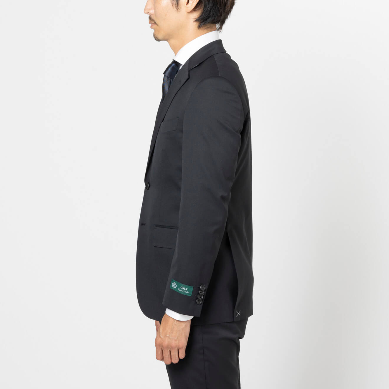 ≪WEB新作≫ウール混/スリーピース/リバーシブルベスト/ブラック