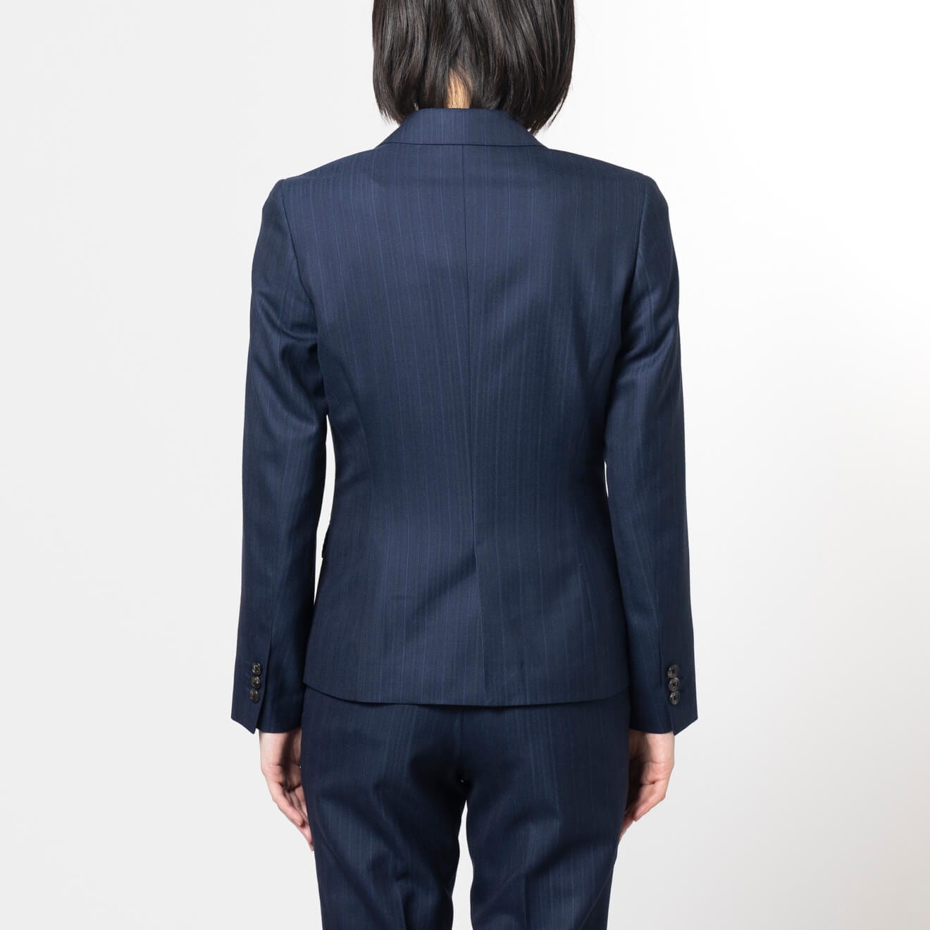 ≪売り切れ≫AUTHENTICO/シングル1つ釦/ネイビー/ストライプ