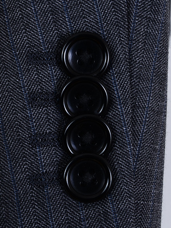 ≪WEB特価≫REDA/レダ/SUPER130'S/毛100％/グレー/ストライプ