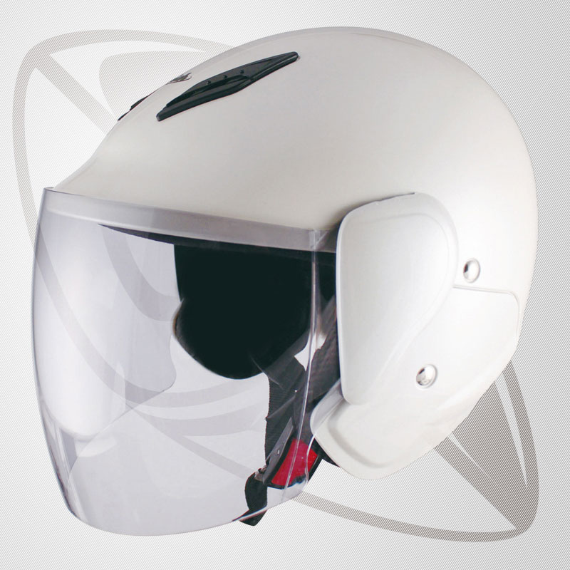 ジェット ヘルメット パールホワイト(bws-202)(SG規格認定・125cc