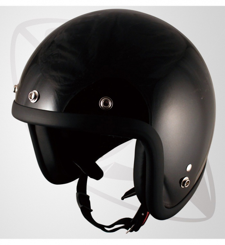 Sg規格認定 全排気量ok フリー Lfサイズ ジェット型ヘルメット Single Color Black ブラック Bjl 65 スモールジェットヘル Hidやledパーツ バックミラーなど車 バイクのパーツ専門店bigrow