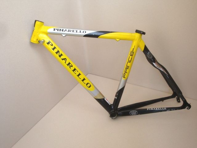 PINARELLO PRINCE カーボンフレーム イエロー ピナレロプリンスSLフレーム！