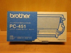 brother �֥饶�� ���̻�ե������ߥ��ѥ����å��դ���ܥ� PC-451 FAX
