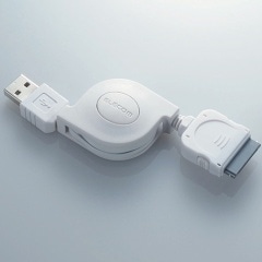 ELECOM ���쥳�� ������귿 iPod�� USB�����֥� 1.5m USB-IRL15