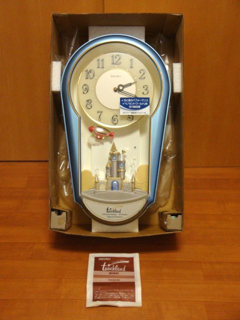 高感度ショップで2023年売れたブランド SEIKO セイコー メロディ 掛け時計 トウィンクルランド 光と音の インテリア時計