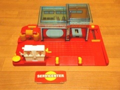 タカラ トミー ミニカー ワールドシリーズ サービス ステーション 1970