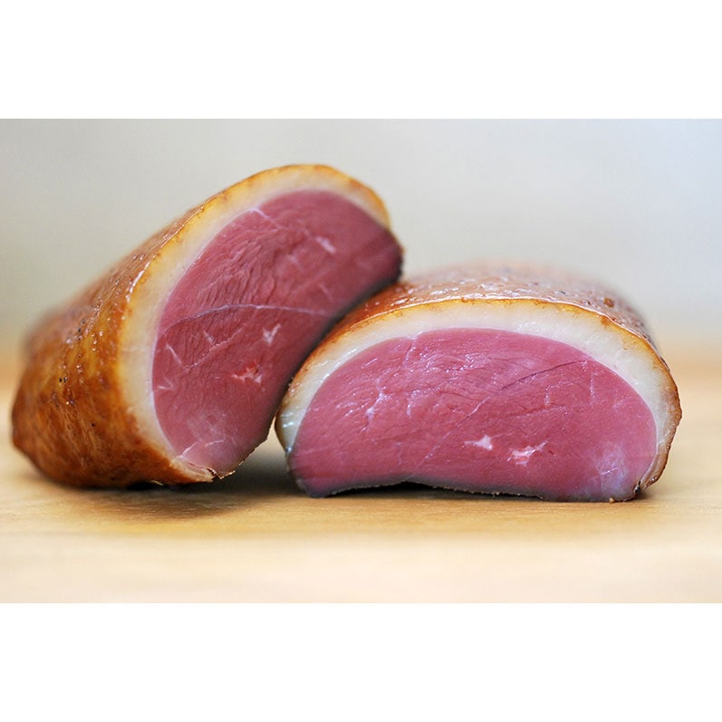 鴨スモーク（ブロック）　約125g　冷蔵　Magret de canard fume 鴨胸肉の燻製品