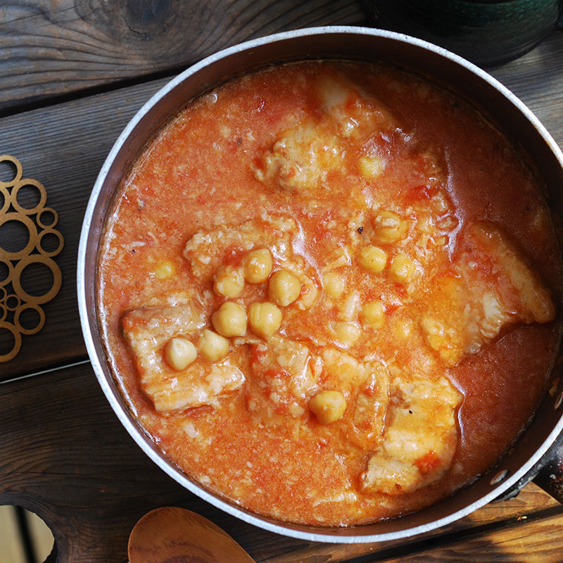 豚ばら肉とひよこ豆のトマト煮込み　380g（２人分）　冷凍
