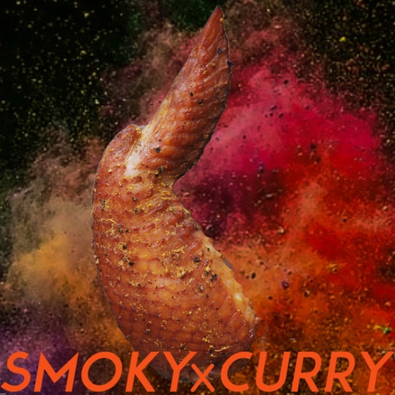 手羽先スモーク　約180g、４本入　冷凍