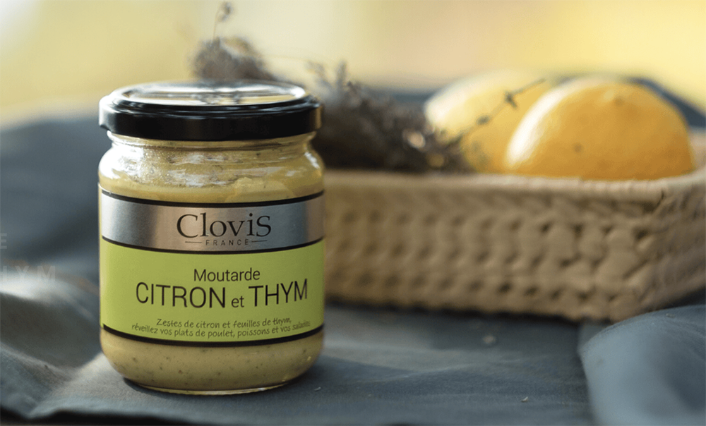 タイムシトロンマスタード 200g clovis 常温 ※冷凍不可の為、冷凍商品との同梱の場合、冷蔵にて発送。