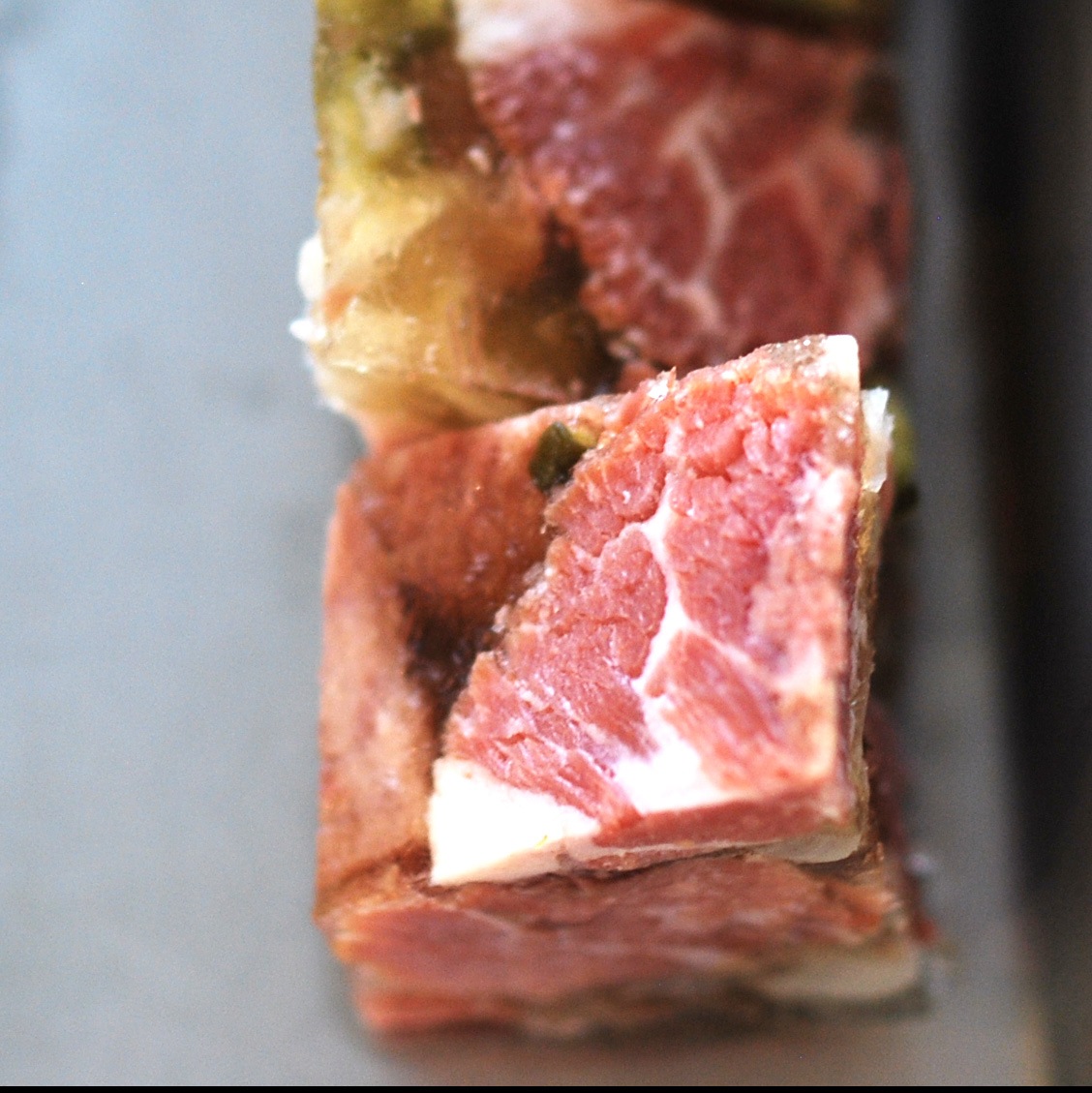 フロマージュ・ド・テット、ヘッドチーズ　約130g　一枚　冷凍　Fromage de Tete