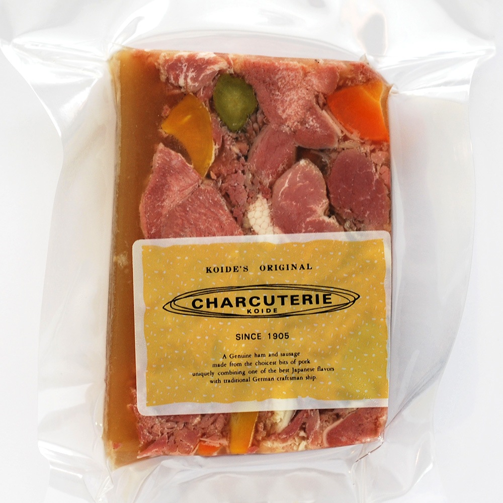 フロマージュ・ド・テット、ヘッドチーズ　約130g　一枚　冷凍　Fromage de Tete