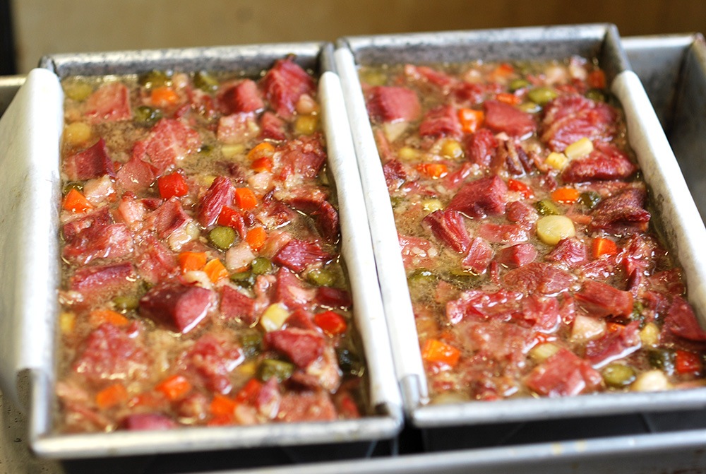 フロマージュ・ド・テット、ヘッドチーズ　約130g　一枚　冷凍　Fromage de Tete