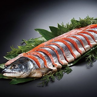 新巻鮭（塩蔵）中（姿切身） ≫えりも食品株式会社