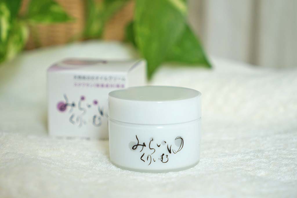 スクワラン配合、天然成分のクリーム『みらいゆ くりぃむ