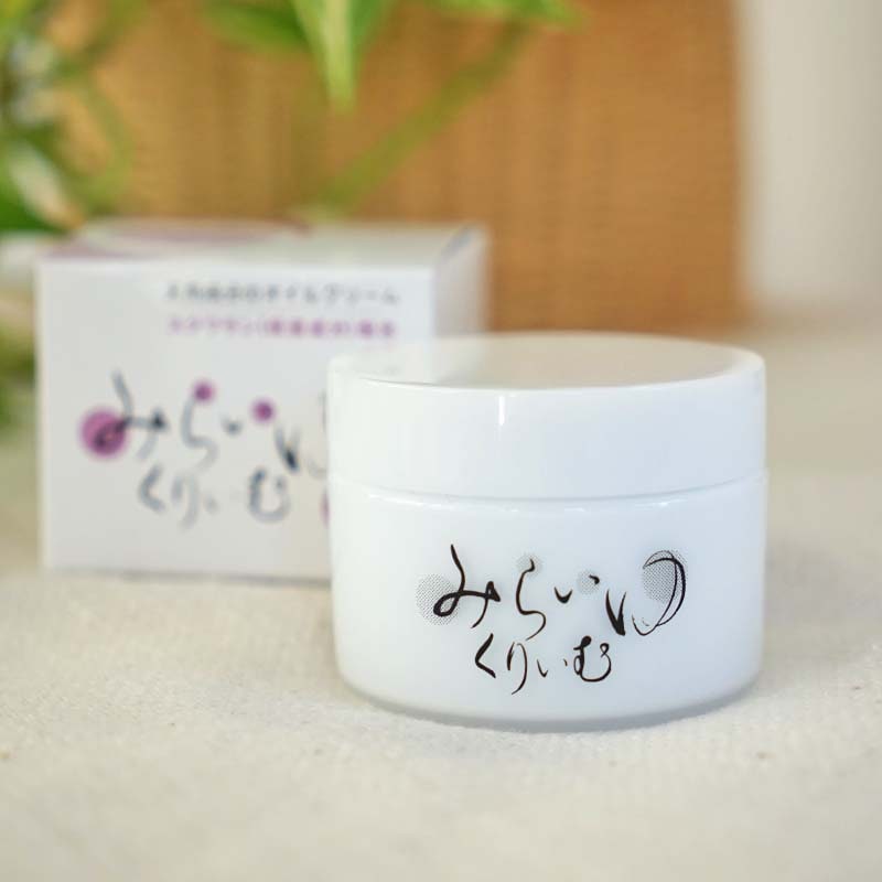 スクワラン配合、天然成分のクリーム『みらいゆ くりぃむ