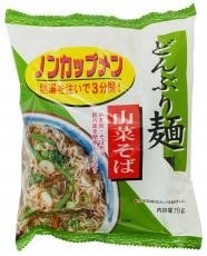 国産小麦粉使用　どんぶり麺・山菜そば　４袋入り