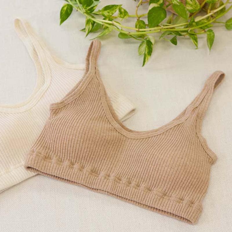 【スガノ工房】オーガニックコットンブラ スポーツブラ