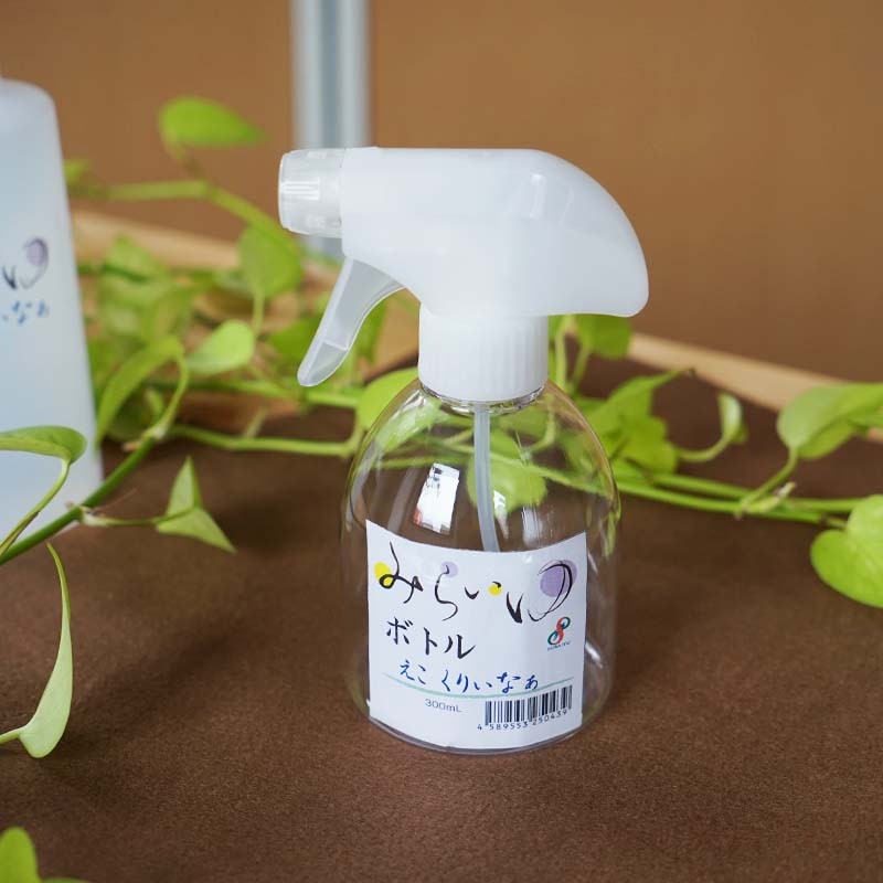 『みらいゆボトル300mL』 クリア エコボトル みらいゆくりぃなぁ用