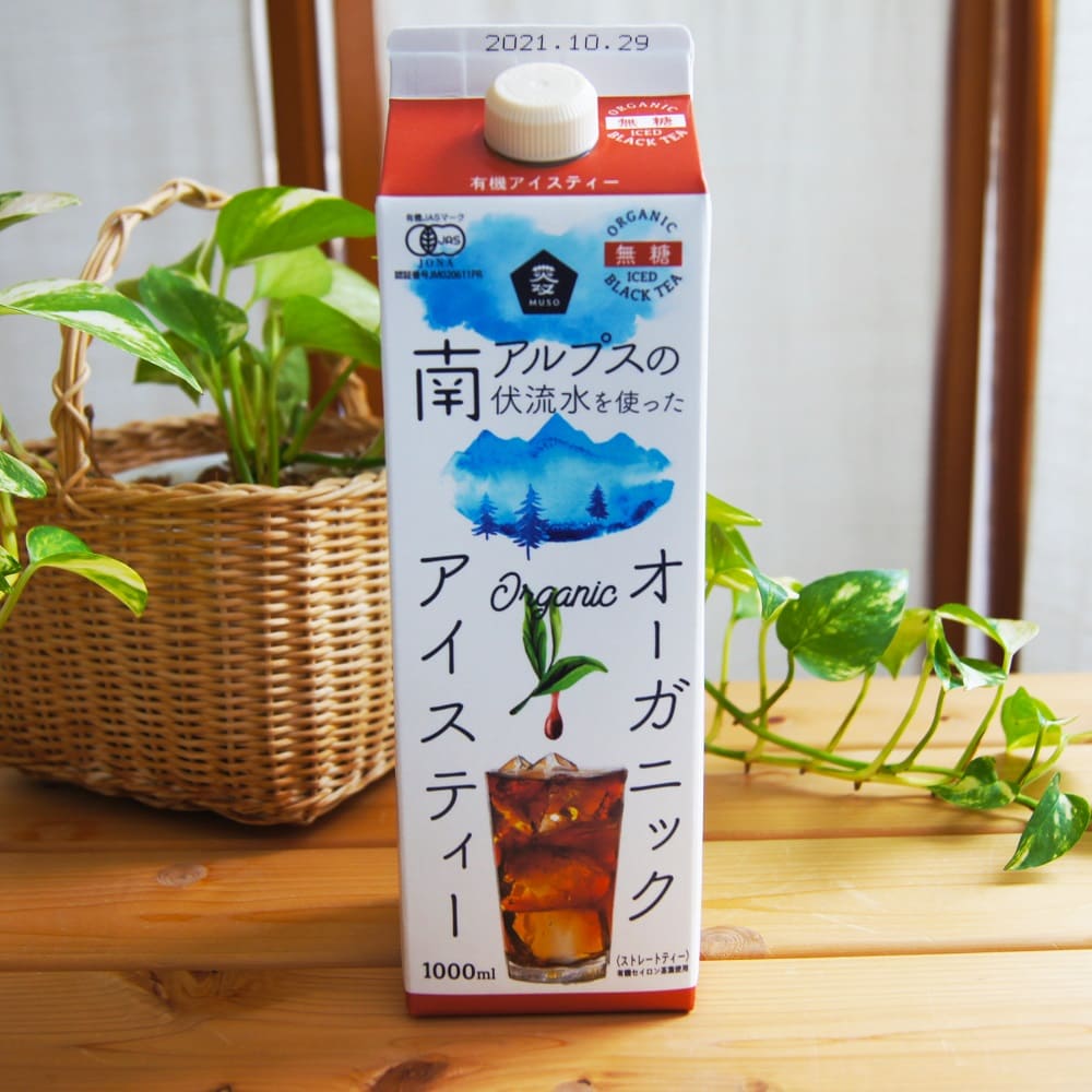 ムソー オーガニックアイスティー・無糖 １０００ｍｌ
