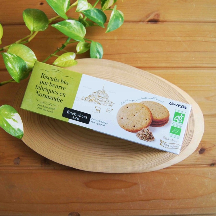 オーガニックバタービスケット そば粉